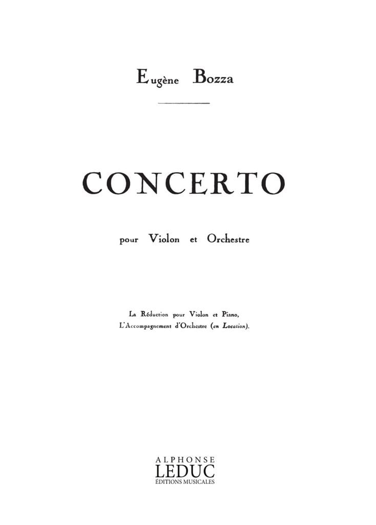 Concerto -Violon Et Orchestre